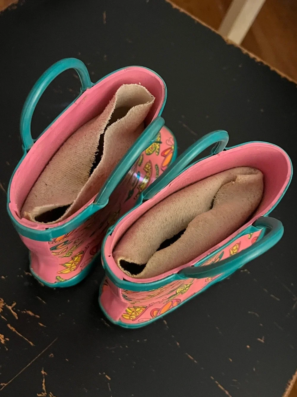 Toddler butterfly galoshes